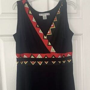 AA Studio AA Geometric Retro Sleeveless Dress